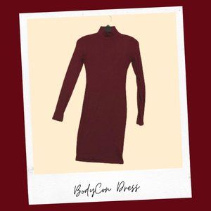 Cranberry Bodycon Dress